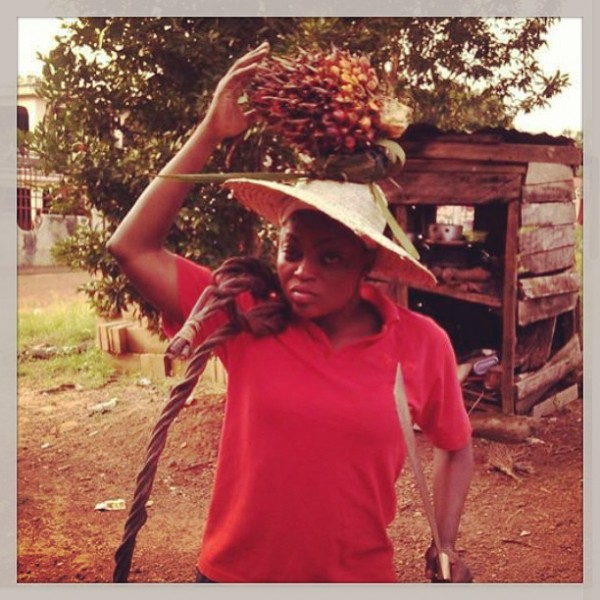 PHOTO: Funke Akindele plays palmwine tapper in ‘Village Champion’