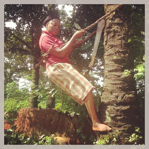 PHOTO: Funke Akindele plays palmwine tapper in ‘Village Champion’