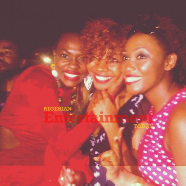 Beverly Osu welcomed by her bestfriend Charity Owoh and Zoey copy