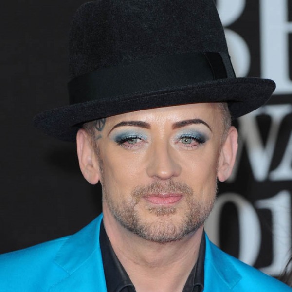 Boy George at The Brit Awards 2013, in London. Photo: Bangshowbiz