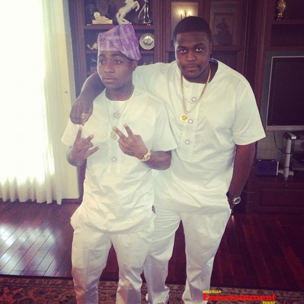 Davido and elder brother Adewale Adeleke
