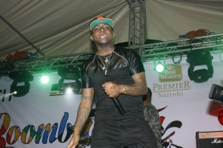 Davido performing at the Boombaataa Festival Davido performing at the Boombaataa Festival