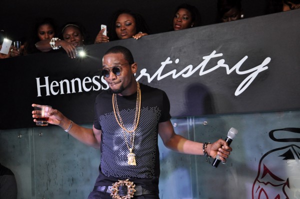 D'banj performing on stage