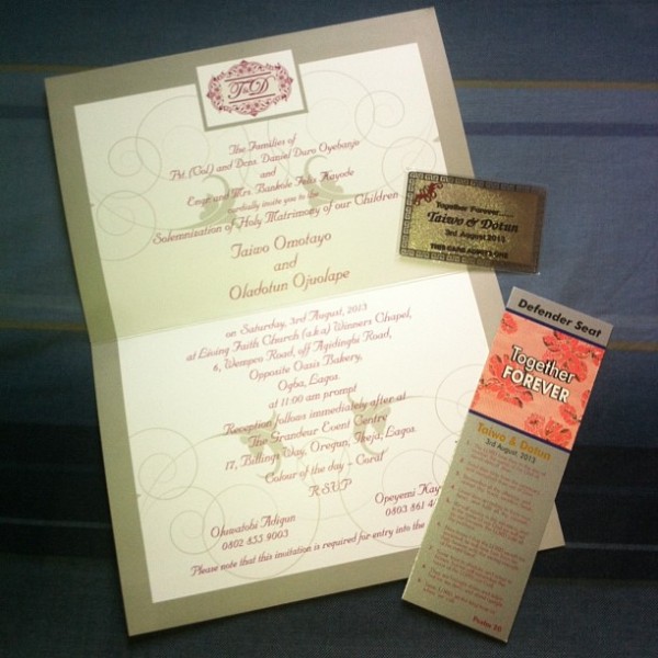The wedding Invitation