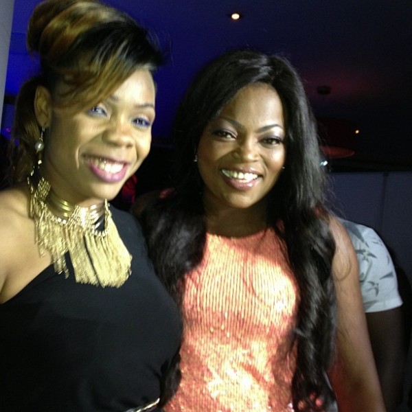 Funke Akindele's surprise birthday party - Kaffy and Funke Akindele