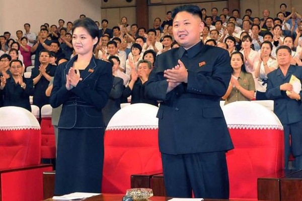 Kim Jong-un and current wife Ri Sol-ju Kim Jong-un and wife Ri Sol-ju