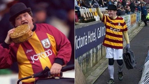 Lenny Berry lost his role as a Bradford City mascot after shedding 45kg. Photo: foxsports