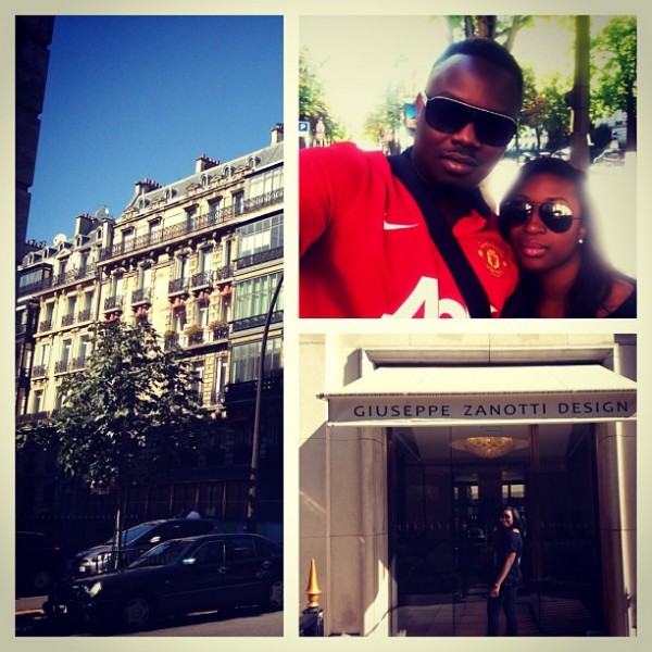 Nigerian artiste Dr SID and girlfriend Simi Osomo