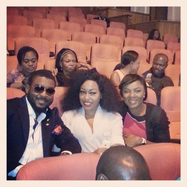 Chidi Mokeme, Rita Dominic, Chioma Akpotha. Photo: Instagram