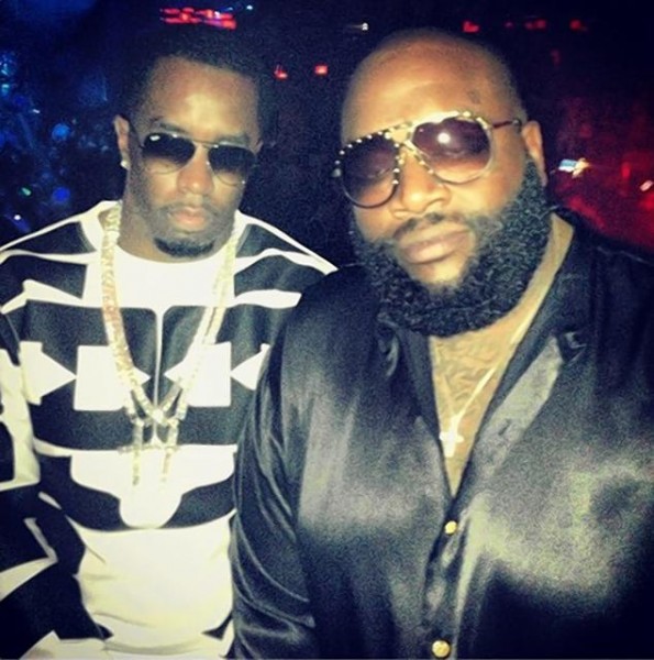 Diddy, left, lost a million bucks to Ross, right. But 'it ain't nothing'. Photo: Diddy/Intagram