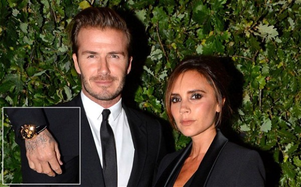 David Beckham and Victoria Beckham at The Global Fund and British Fashion Council party. Photo: Telegraph UK