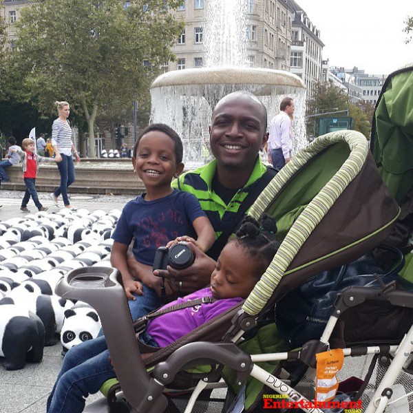 IK Osakioduwa holidays with family in Frankfurt