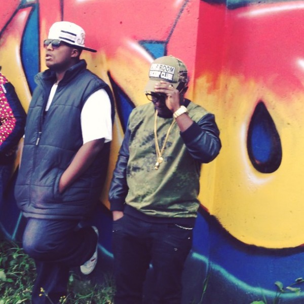 M.I, HHP on the set of 'Superhuman'