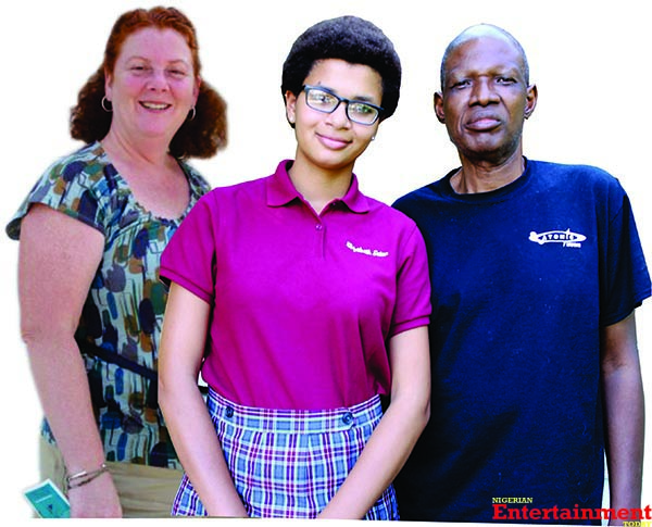 Amego's wife, (left) says his daughter (middle) will find it hard to cope with the loss of her father Nigerian musician-producer Mustapha Amego (right) who died on Thursday October 24. Photo: Marie Amego.