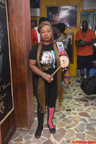 Ara at the Backstage Felabration 2013, New Afrika Shrine, October 2013