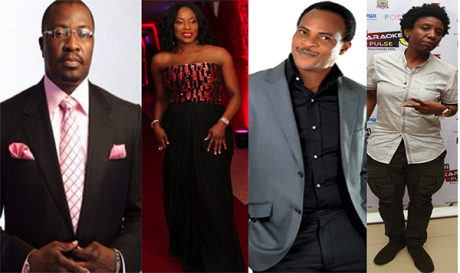 From Left: Alibaba, Mo Abudu, Fred Amata and Weird MC are among the few celebs decided to extend congratulatory messages to Nigeria