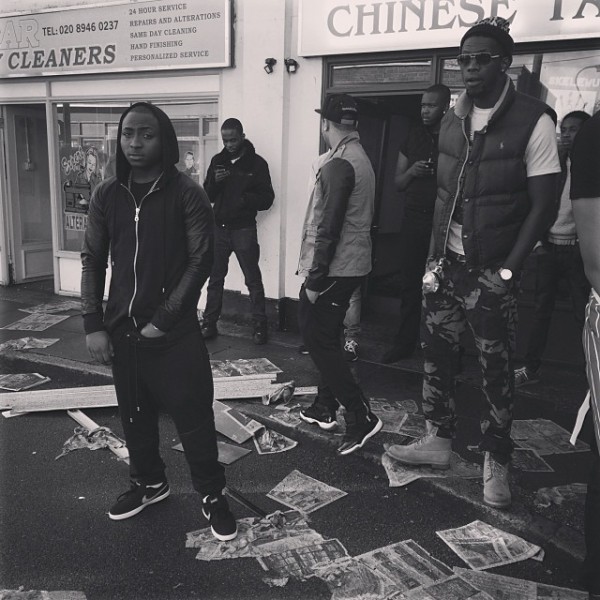 Davido - Skelewu video shoot