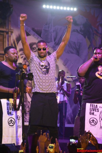 D'banj performing at Felabration 2013, New Afrika shrine, October 2013
