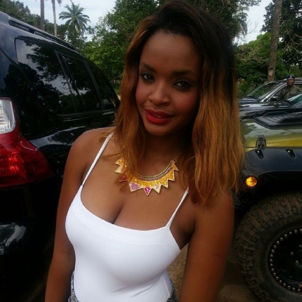 Dillish Mathews took this Instagram photo on her visit Nigeria
