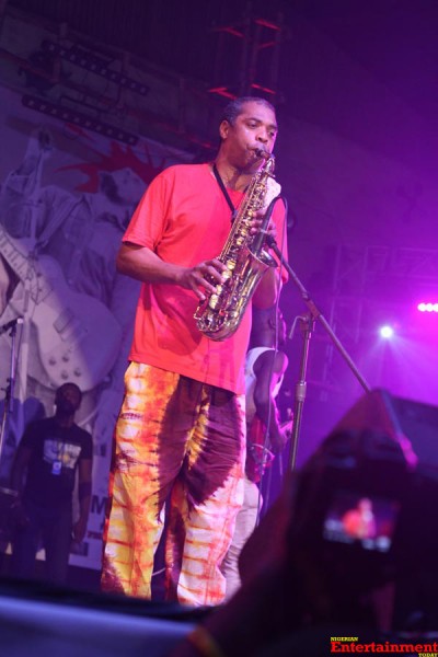 Femi Kuti performing at Felabration 2013, New Africa Shrine, October 2013