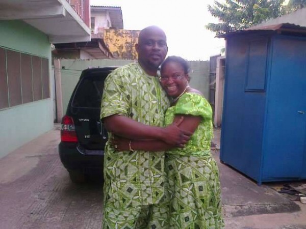 Flavian Okojie and newly married wife, Omo-Kivie Adeola, photo: Facebook