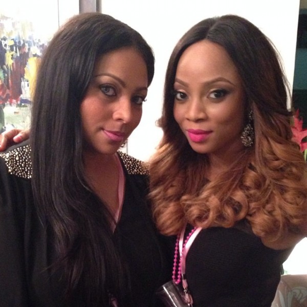 Lola Omotayo and Toke Makinwa