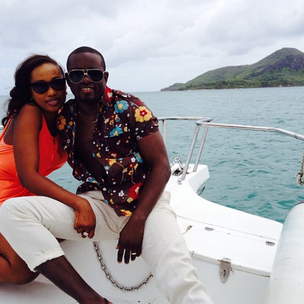 OUCH! boss Uche Nnaji honeymoons with wife in Seychelles