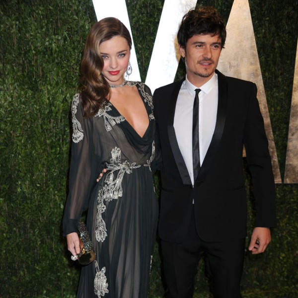 Orlando Bloom and Miranda. Photo: Bangshowbiz