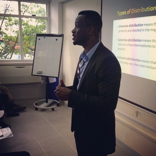 Peter Okoye gives lecture on entrepreneurship to CBN staff
