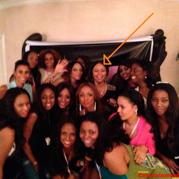 A surprise bachelorette party was held in honour of Lola who's tying the knot this November. Photo: Instagram/Toke Makinwa