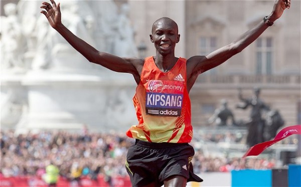 Wilson Kipsang completed the 40th Berlin marathon race in 2:03:23, about 15 seconds earlier than that of Patrick who ran in 2:03:38. Photo: telegraph