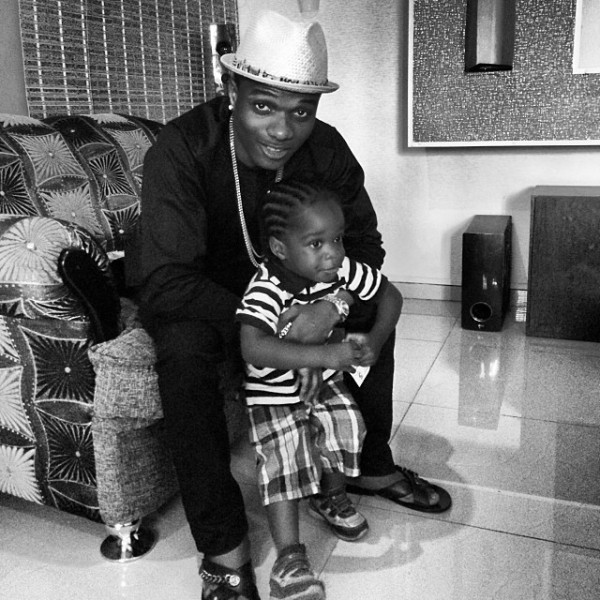 Wizkid and son Boluwatife