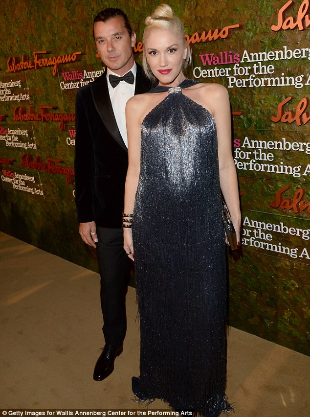 Gwen Stephani and husband Gaven Rossdale. Photo: Dailymail