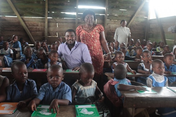 John Dumelo Foundation recently visited the St. John Of God Catholic School in Bonadikombo, Cameroon and donated school supplies which included pencils, exercise books and erasers to over 100 pupils in the school.