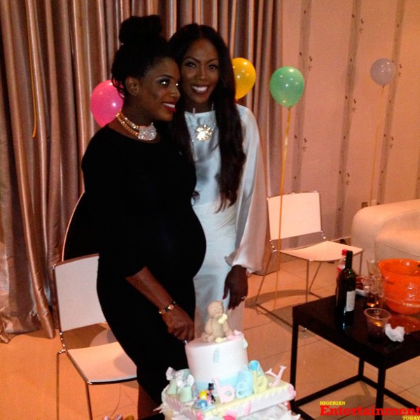 Annie Idibia holds baby shower