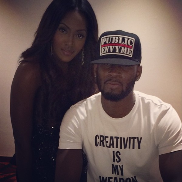 Tiwa Savage and Tunji Balogun