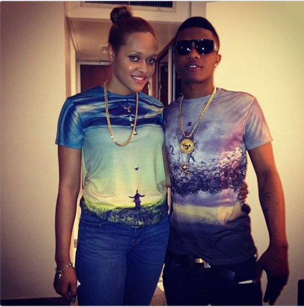 Wizkid and girlfriend Tania Omotayo