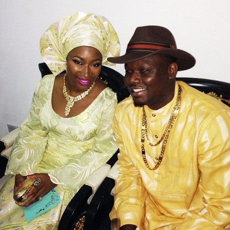 Dr SID and Simi Osomo at their family introduction, December 2013. Photo: Instagram