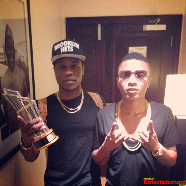 L.A.X and Wizkid at the Channel O Music Video Awards copy