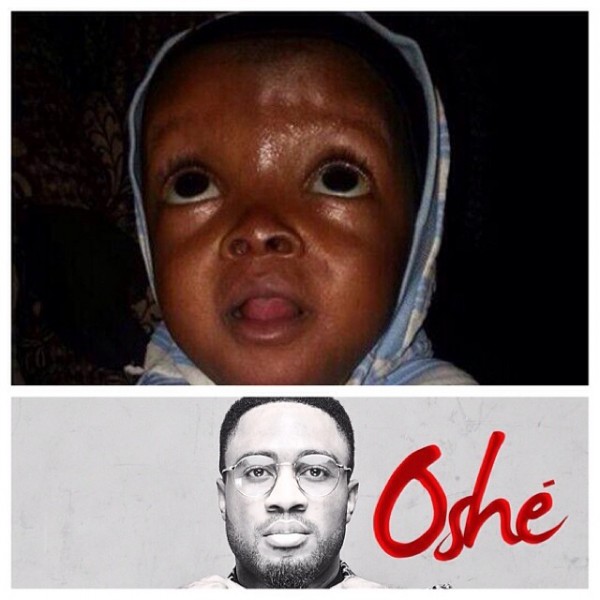 Praiz solicits support to save baby Somaya. Photo-Instagram