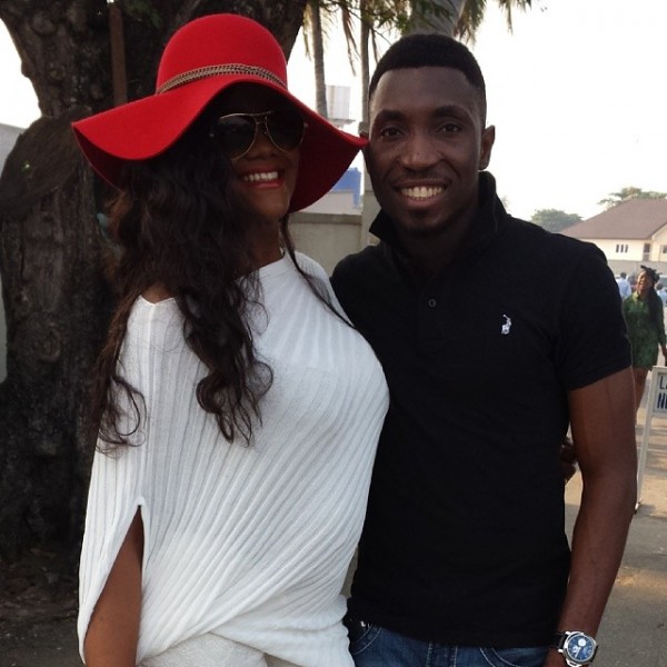 Timi Dakolo and wife Busola A Style and Fashion Day out at the President's Cup - Timi Dakolo and wife Busola