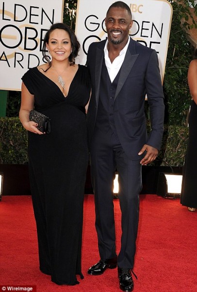 Cute couple - Iris Elba arrived with his pregnant girlfriend Naiyana Garth Cute couple - Iris Elba arrived with his pregnant girlfriend Naiyana Garth