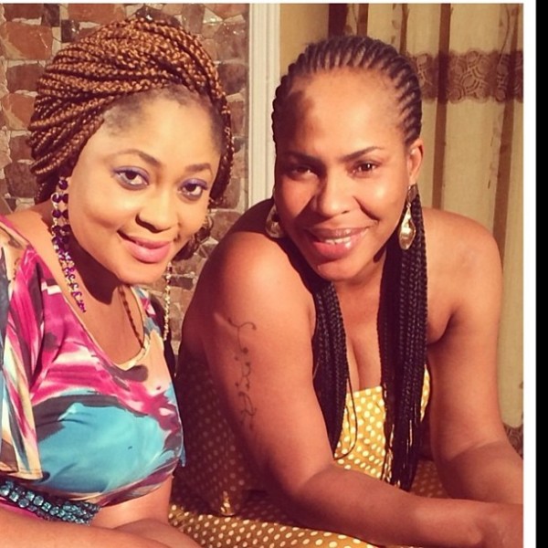 Yoruba movie actresses Fathia Balogun and Biodun 'Tolani Osinrin' Okeowo Yoruba movie actresses Fathia Balogun and Biodun 'Tolani Osinrin' Okeowo