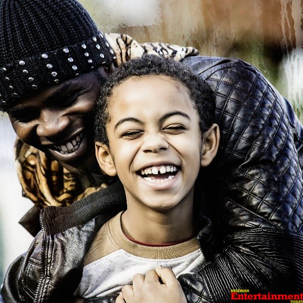 JJC Skillz and his nine-year-old son Benito having a good laugh JJC Skillz and his nine-year-old son Benito having a good laugh