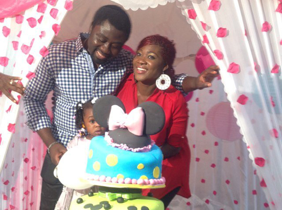 Mercy Johnson throws birthday party for 1yr old daughter Purity