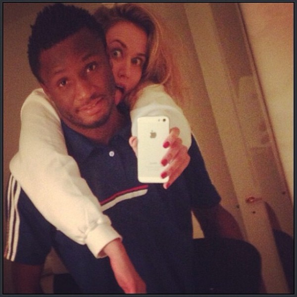 Mikel Obi shows off Russian girlfriend Olga Diyachenko