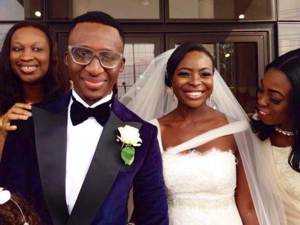 Newly wed! Bez and his wife Bolatito Ladoja-Idakula. Photo: Facebook/Tunde Kelani Newly wed! Bez and his wife Bolatito Ladoja-Idakula