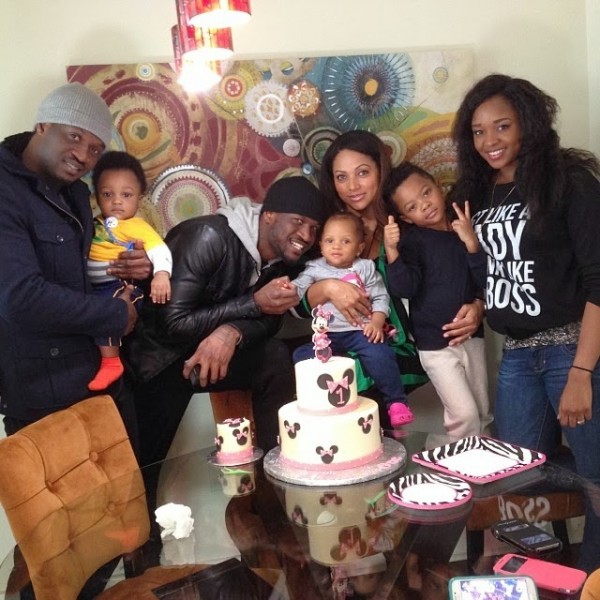 The Psquare family celebrate Aliona Okoye's 1st birthday (1)