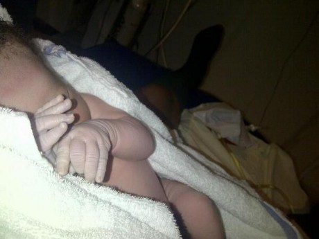 Toyin Lawani's son