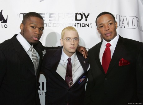 50 Cent, Eminem, Dr Dre 50 Cent, Eminem, Dr Dre